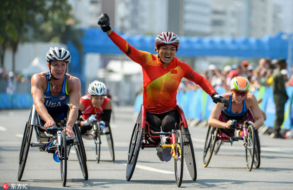 China end Rio Paralympics with twin marathon golds