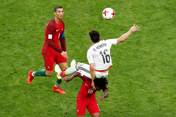 Portugal and Mexico draw 2-2 in Confederations Cup