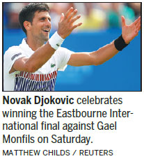 Djokovic purging past struggles