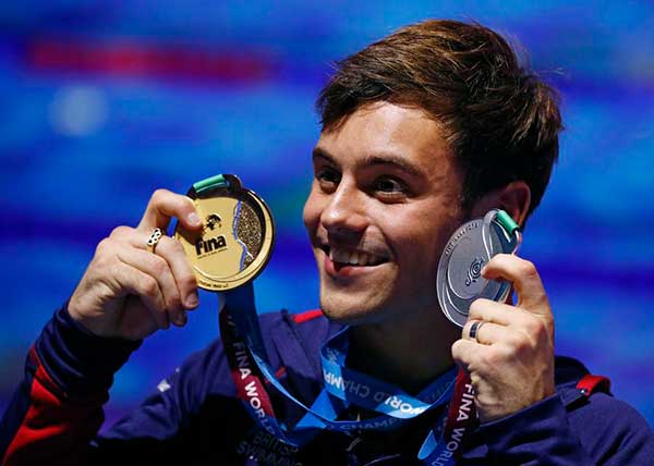 Daley dives for second individual gold after eight years at FINA Worlds