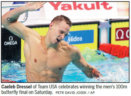Dressel closing in on legends, but doesn't care to be compared