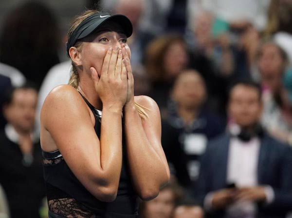 Sharapova wins Slam return while Peng leads Chinese charge at US Open
