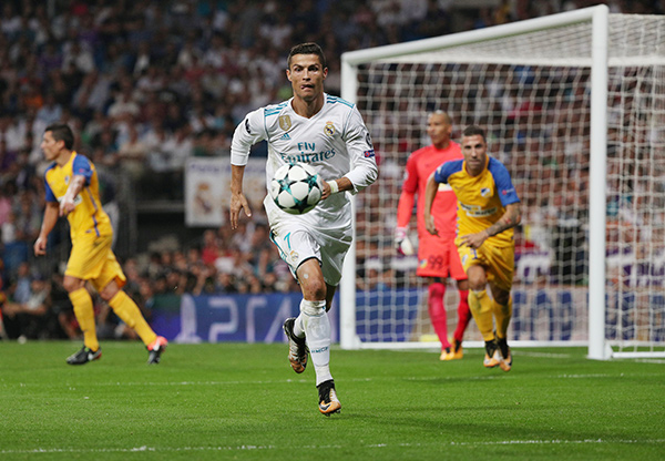 Ronaldo back to steer Real Madrid to comfortable win in Champions League