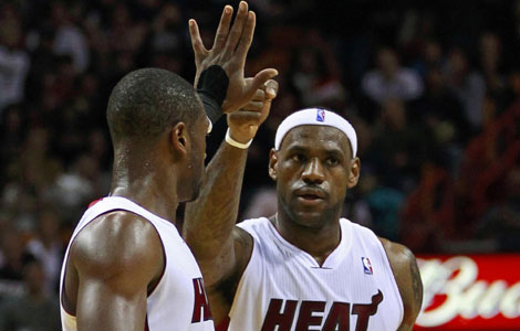 James and Wade team up for Eastern Conference All-Stars