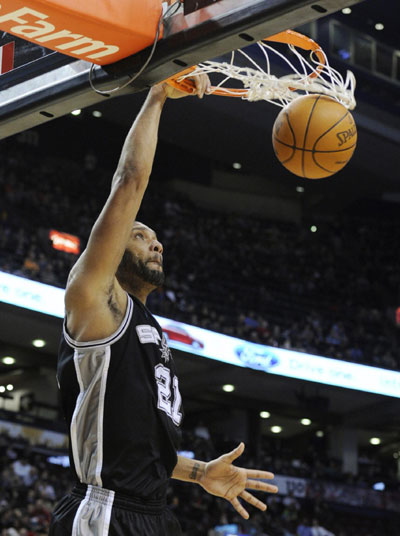 Spurs' Duncan to replace Yao as All-Star Game starter