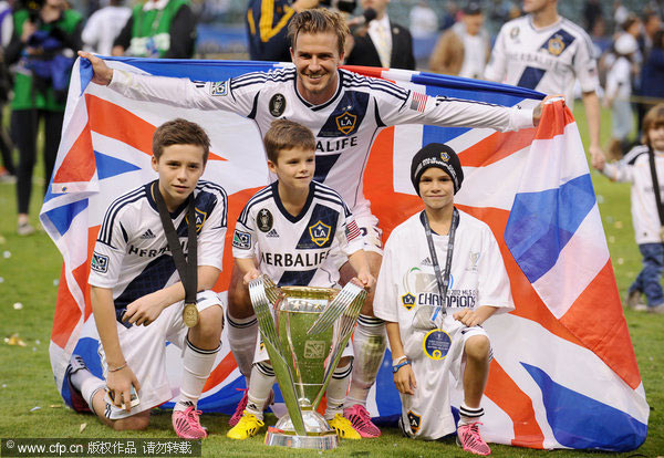 Beckham ends American adventure with second title