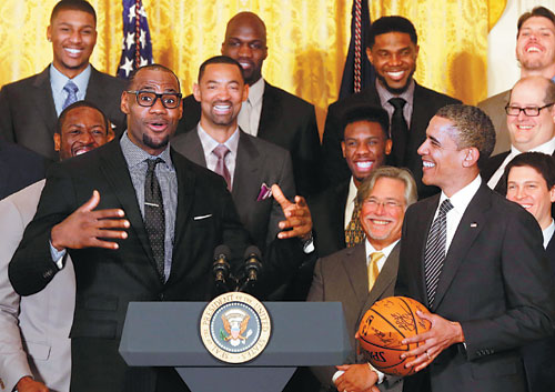 Obama honors NBA champion Miami
