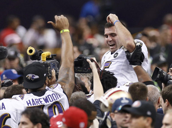 Ravens stave off 49ers rally to win Super Bowl XLVII