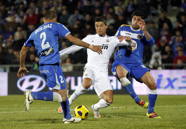 Spanish first division soccer match