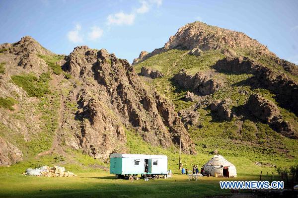 Fantastic scenery of Naryn State, Kyrgyzstan