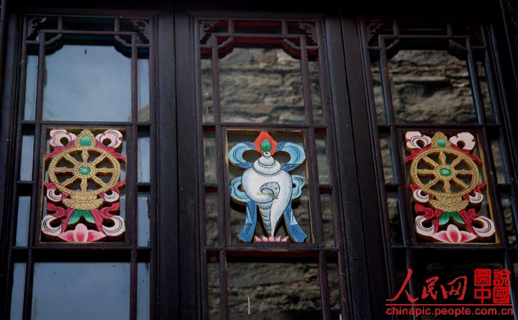 Thousand-year-old Ganbao Tibetan stone village in Lixian, SW China's Sichuan