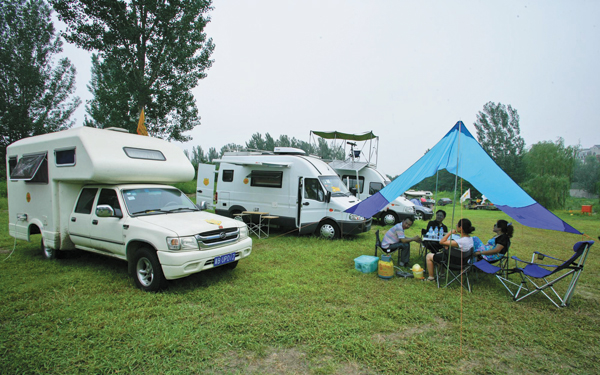 A camper's life traveling the open road