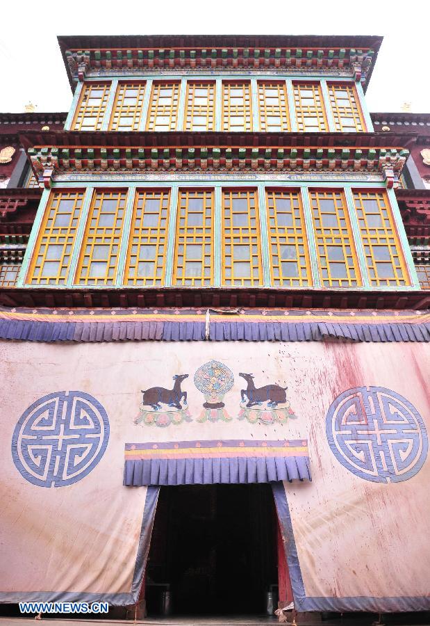 Tsurpu Monastery in SW China's Tibet