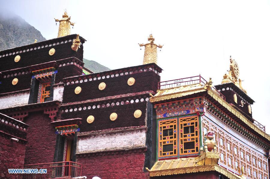 Tsurpu Monastery in SW China's Tibet