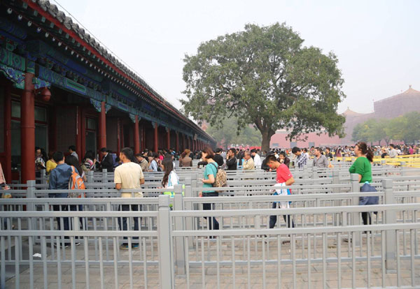 The Palace Museum to add 800 chairs in Sept