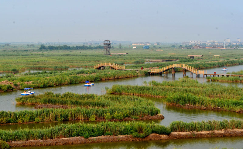 Caofeidian Wetland in Hebei province