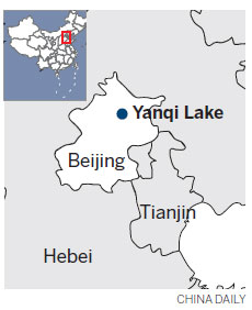 Yanqi lake ripples with change