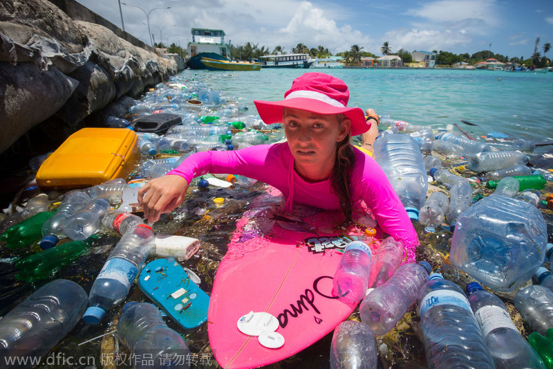 Maldives' drastic plastic waste problem