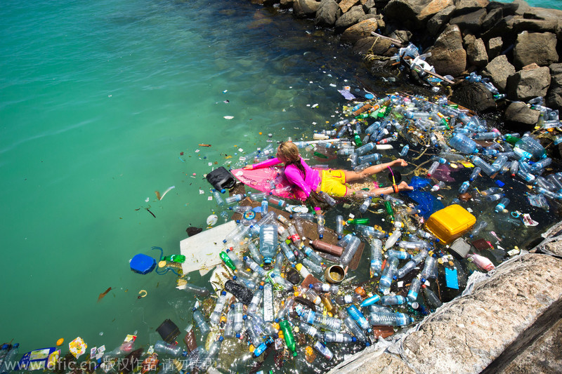 Maldives' drastic plastic waste problem