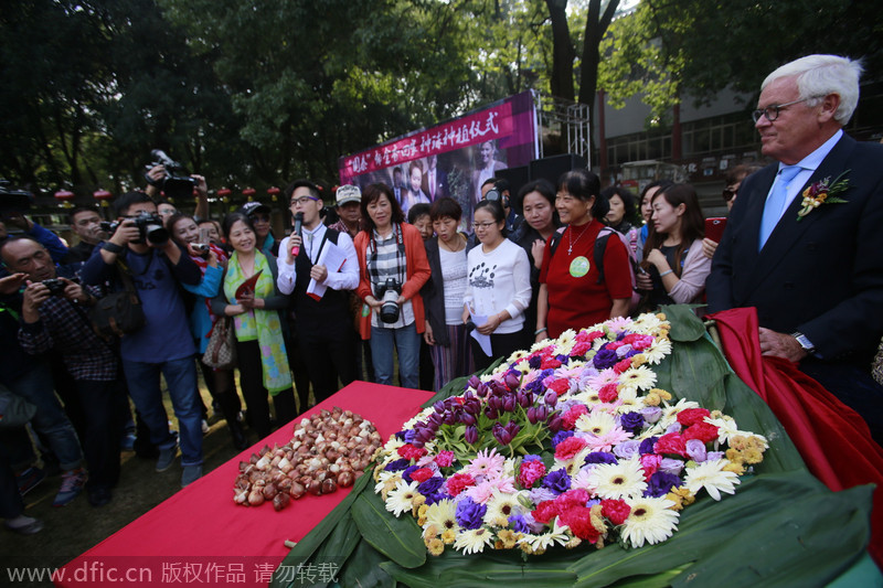Precious tulips plundered in Central China