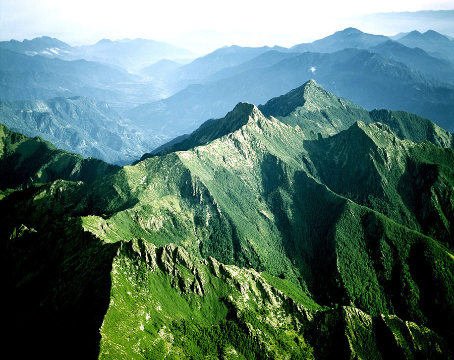 The highst mountain in Taiwan - Jade Mountain