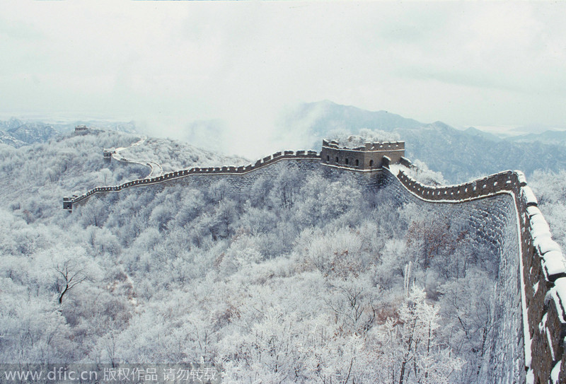China’s beautiful snow scenes