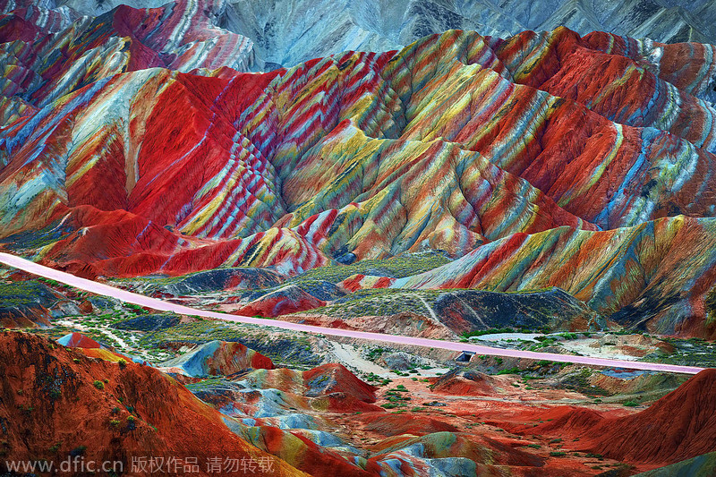 World's most colorful landscapes