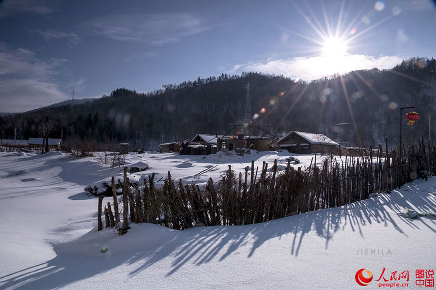 Beautiful scenery of China Snow Valley