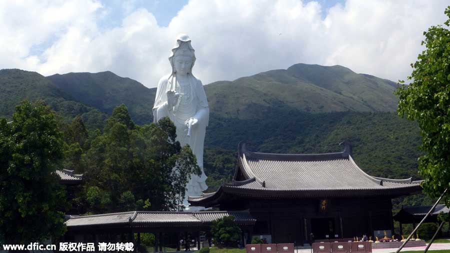 Ci Shan temple funded by Li Ka-shing opens
