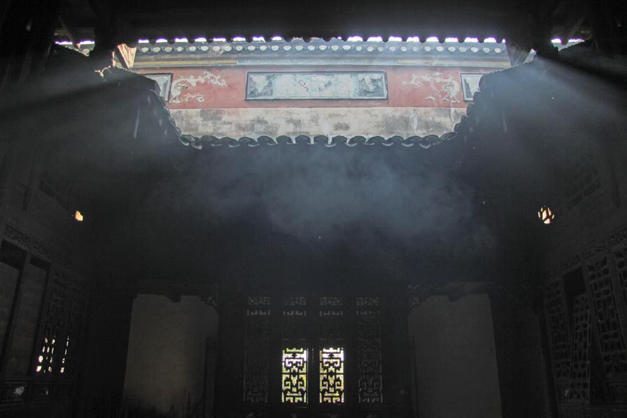 View of birthplace of philosopher Zhou Dunyi in Hunan