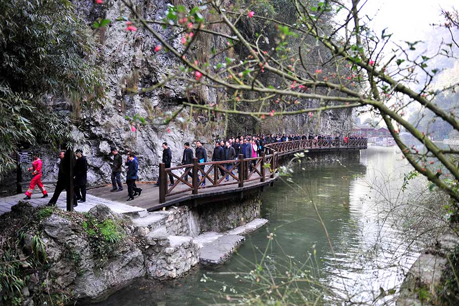 Spring comes to the Three Gorges area