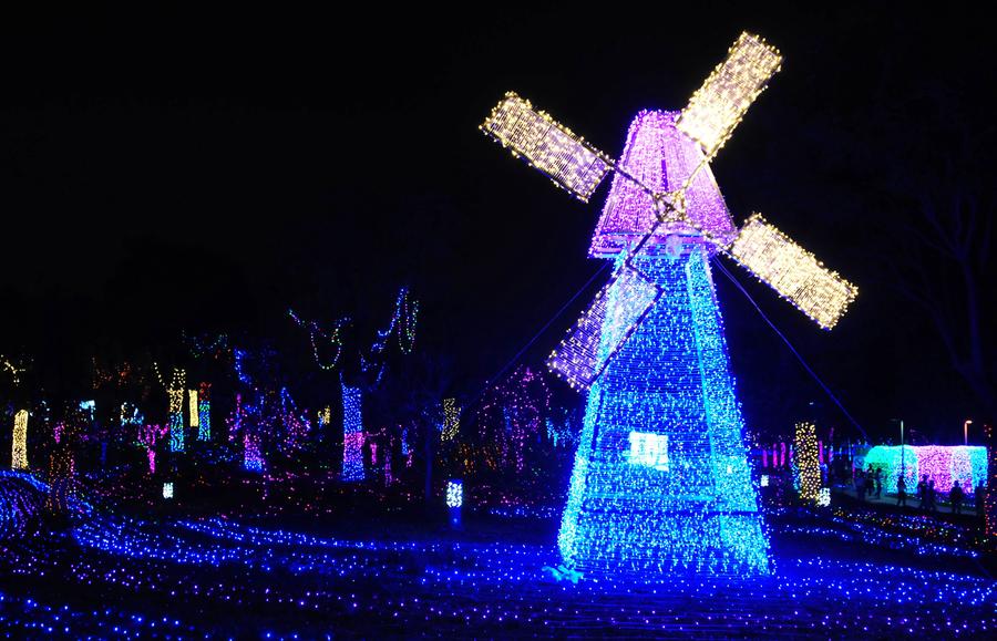 Light festival held at Xi'an Expo Park
