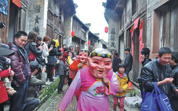 Local culture attracts tourists to ancient village