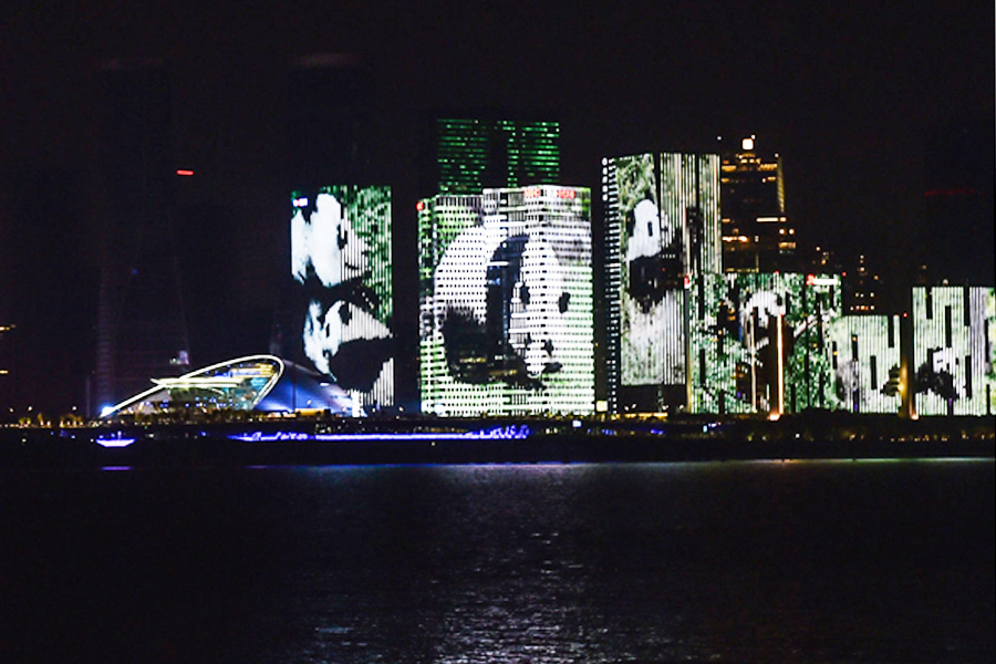 Grand show lights up Qiantang River in Hangzhou