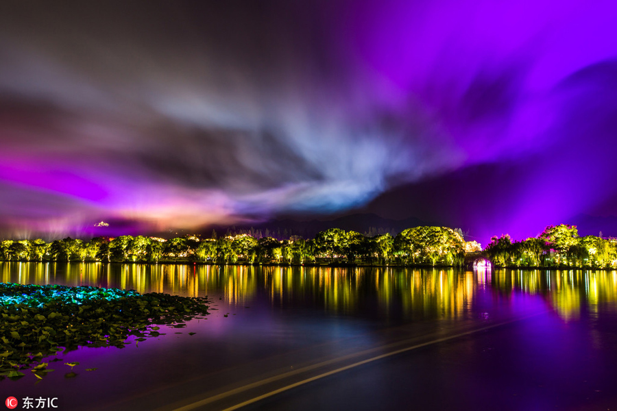 Fireworks show held ahead of G20 summit in Hangzhou