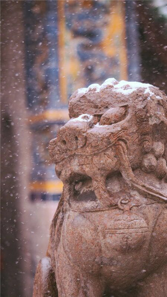 Snow turns Shenyang Imperial Palace Museum into fairytale land