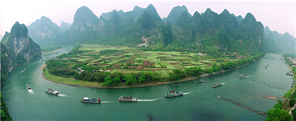 Guilin's landscapes lure travelers looking for luxury<BR>