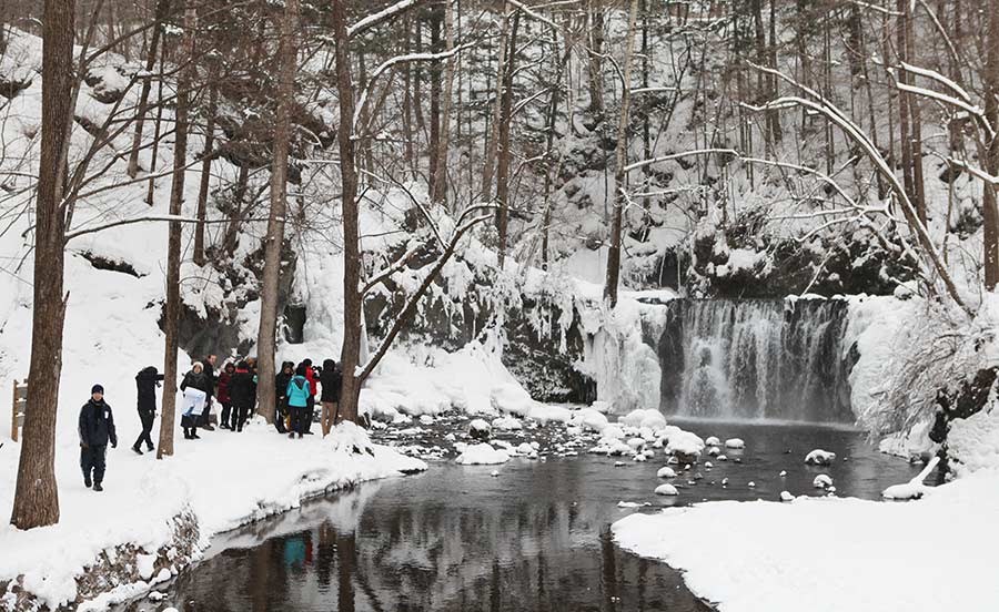 A winter wonderland in Northeast China's Tonghua