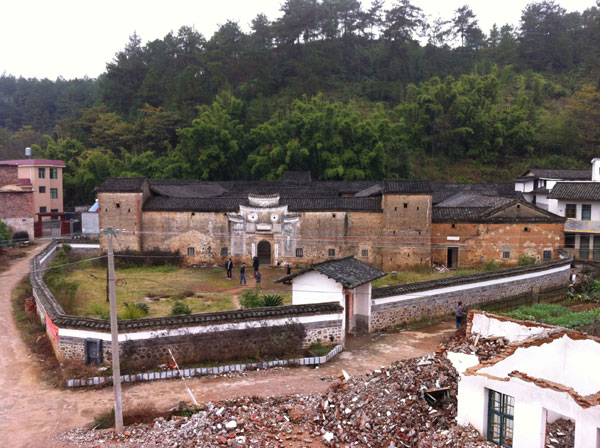 Hakka walled village in E China
