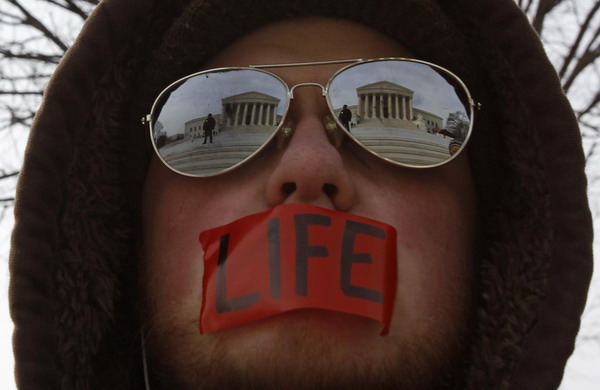 Pro-life protest in Washington