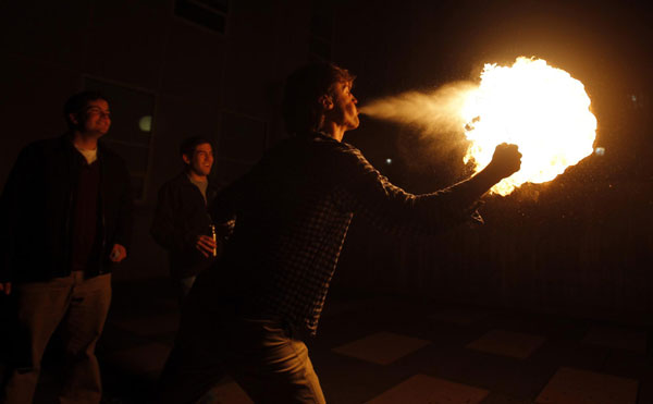 Fire breathing class in Connecticut