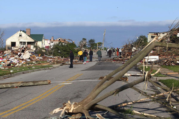 Tornadoes ravage South US