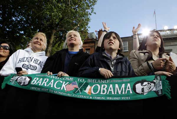 Obama in jubilant Ireland: 'I've come home'