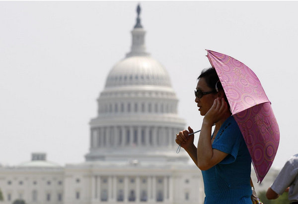 Heat wave bakes large part of US