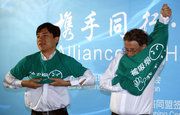 Bill Gates, Robin Li form health alliance