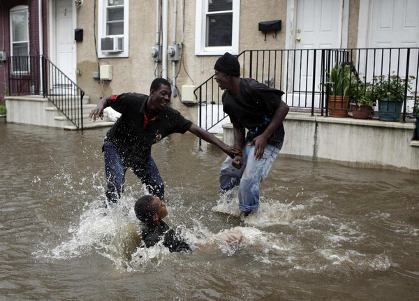 Flood worries and some relief in Irene's wake