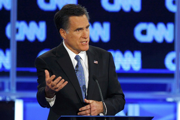 Romney, Gingrich face off in debate