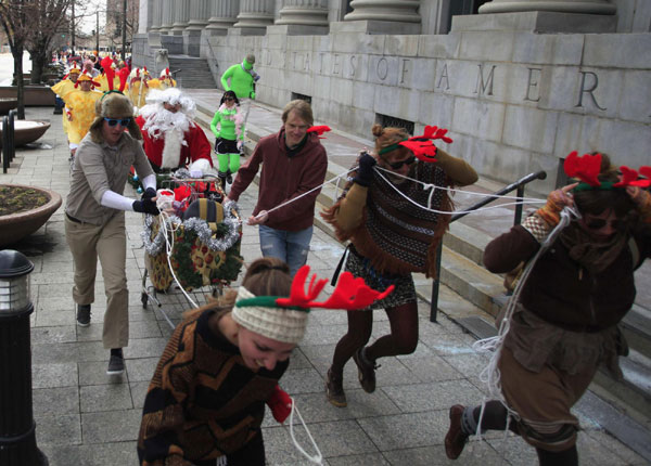 Shopping cart race in Salt Lake City