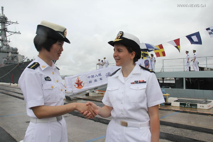 Chinese Navy's training vessel arrives in Pearl Harbor