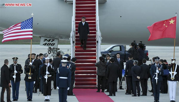 Chinese president arrives in Washington for Nuclear Security Summit
